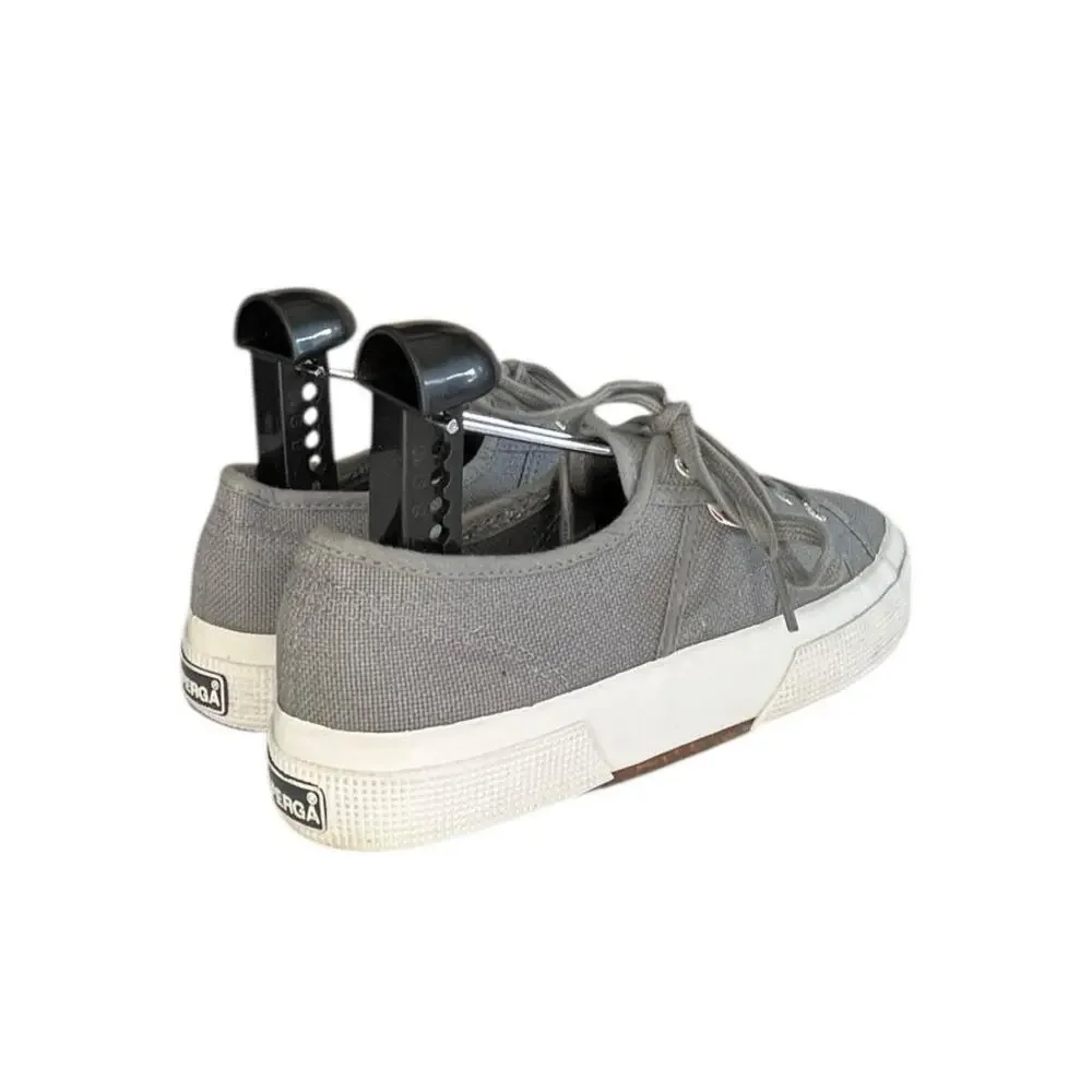Womens Superga 2750 Cotu Classic Canvas Sneakers Size 7 Gray White